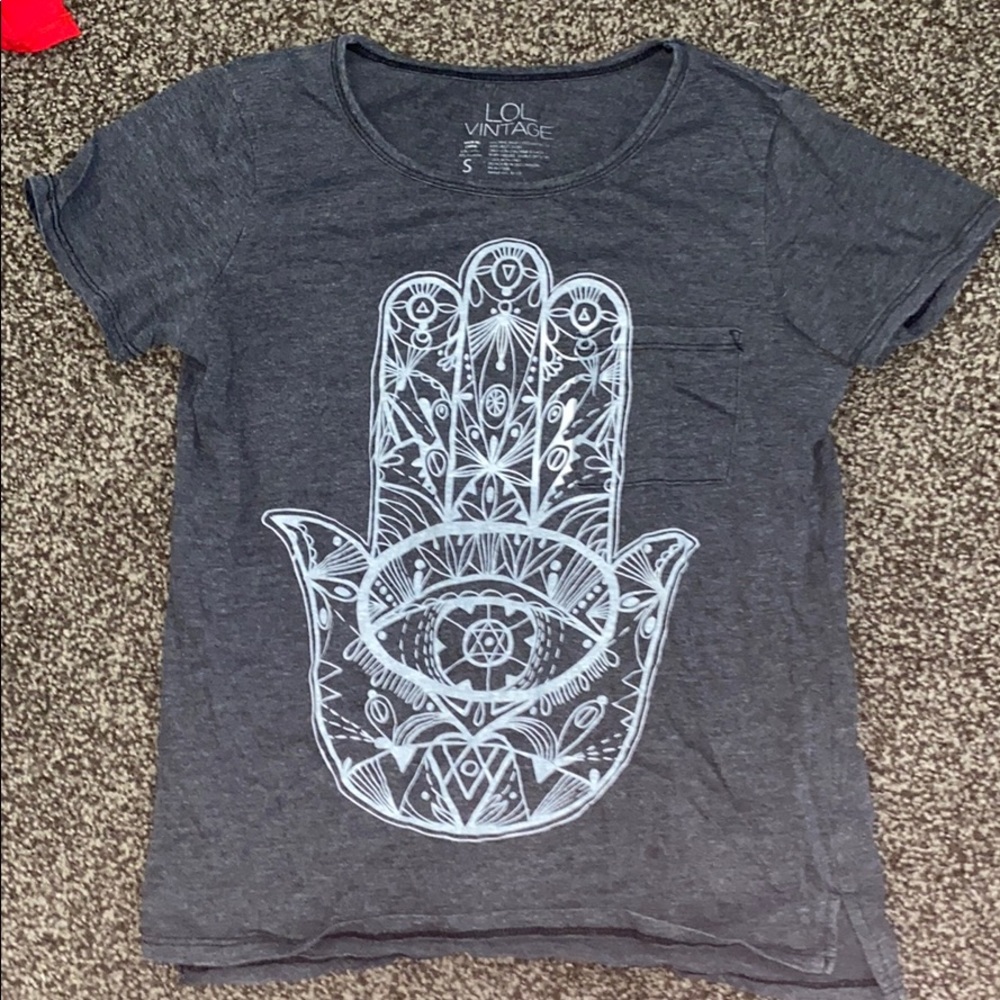 Grey graphic t-shirt